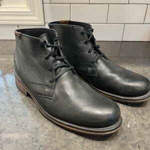 Harley-Davidson Black Leather Chukka style Motorcycle Boots, size 10